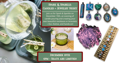 Spark & Sparkle: Candles + Jewelry Night