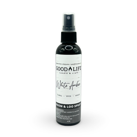 White Amber Room & Loo Spray - 4 oz