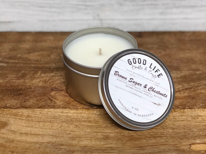 Brown Sugar & Chestnuts Scented Candle