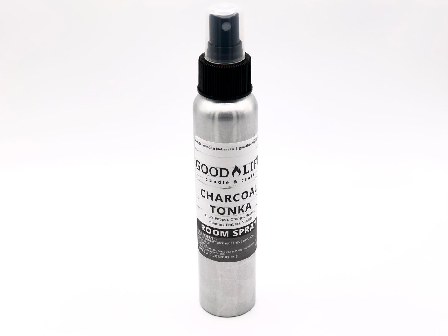 Charcoal Tonka Room & Loo Spray - 4 oz