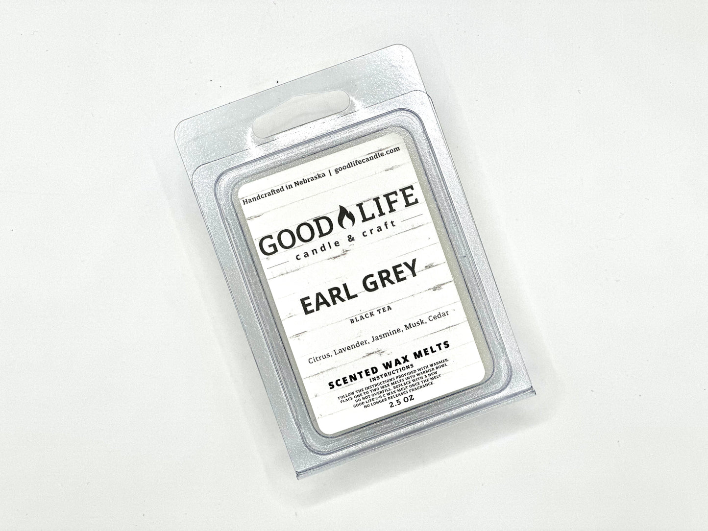 Earl Grey Black Tea 2.5 oz Wax Melt