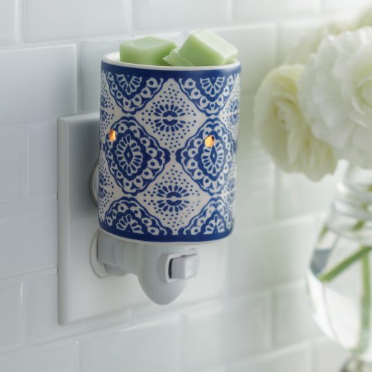 Indigo Porcelain Pluggable Wax Warmer
