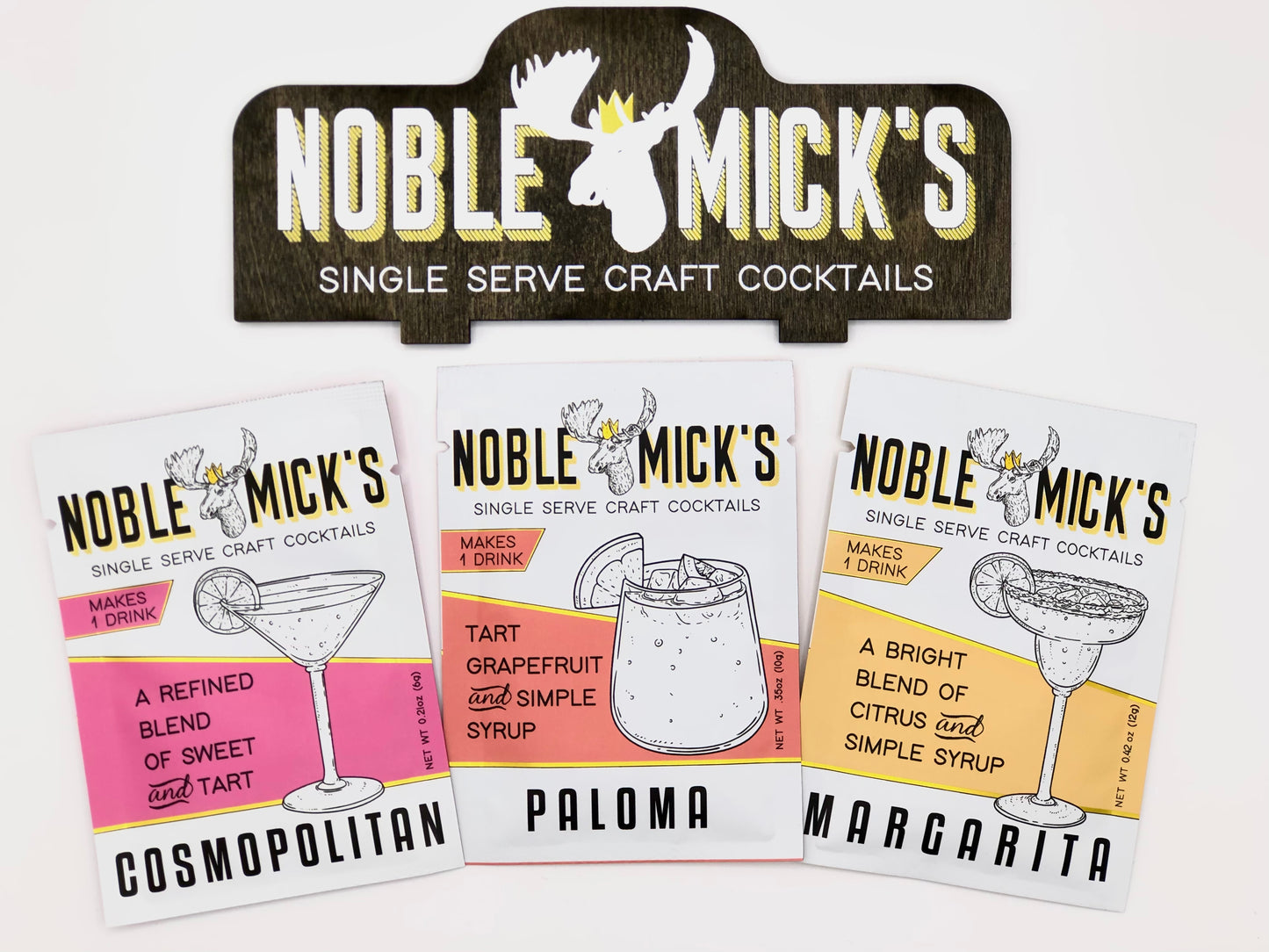 Single Serve Craft Cocktails by Noble Mick’s